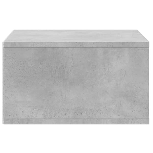 vidaXL Skrivarställ betonggrå 49x40x22,5 cm konstruerat trä