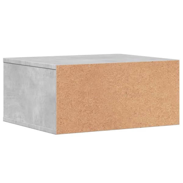 vidaXL Skrivarställ betonggrå 49x40x22,5 cm konstruerat trä
