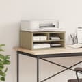 Miniatyrbilde 2 av 10: vidaXL Skriverbord sonoma eik 49x40x22,5 cm konstruert tre