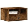 Miniatyrbilde 3 av 11: vidaXL Skriverbord røkt eik 40x32x22,5 cm konstruert tre