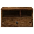 Miniatyrbilde 5 av 11: vidaXL Skriverbord røkt eik 40x32x22,5 cm konstruert tre