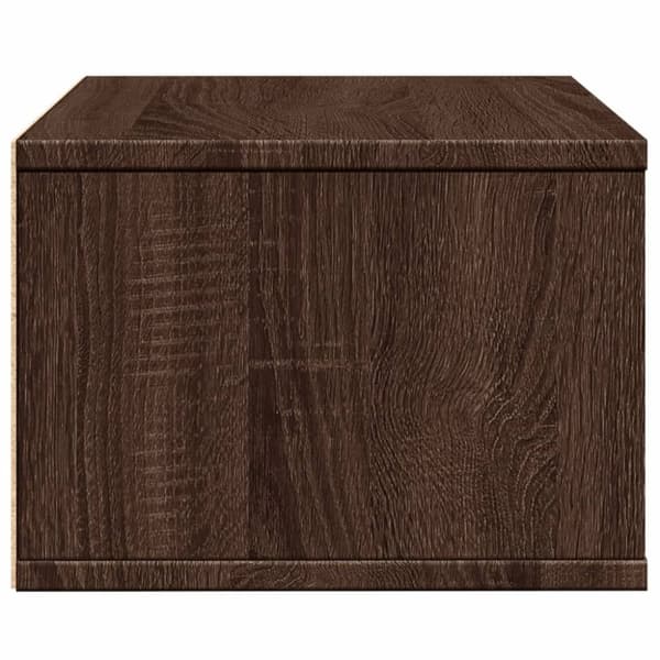 vidaXL Skriverbord brun eik 40x32x22,5 cm konstruert tre