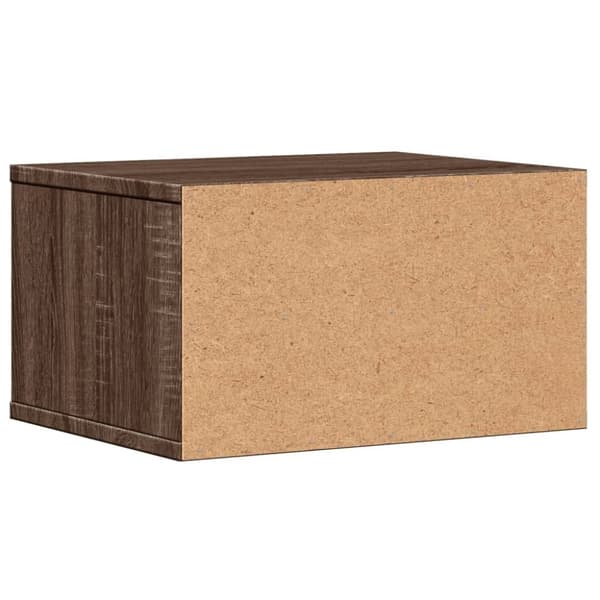 vidaXL Skriverbord brun eik 40x32x22,5 cm konstruert tre