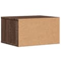 Miniatyrbilde 7 av 11: vidaXL Skriverbord brun eik 40x32x22,5 cm konstruert tre