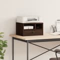 Miniatyrbilde 2 av 11: vidaXL Skriverbord brun eik 40x32x22,5 cm konstruert tre