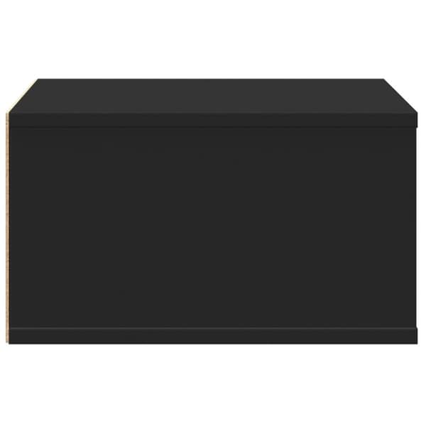 vidaXL Skrivarställ svart 49x40x22,5 cm konstruerat trä