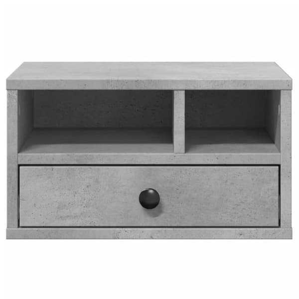 vidaXL Skriverbord grå 40x32x22,5 cm konstruert tre