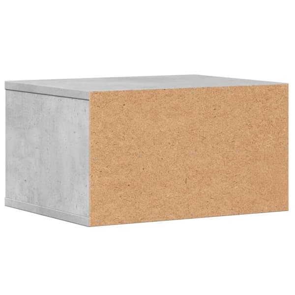 vidaXL Skriverbord grå 40x32x22,5 cm konstruert tre