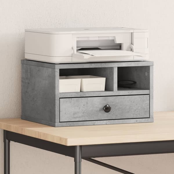 vidaXL Skriverbord grå 40x32x22,5 cm konstruert tre