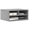 Miniatyrbilde 3 av 10: vidaXL Skriverbord grå sonoma 49x40x22,5 cm konstruert tre