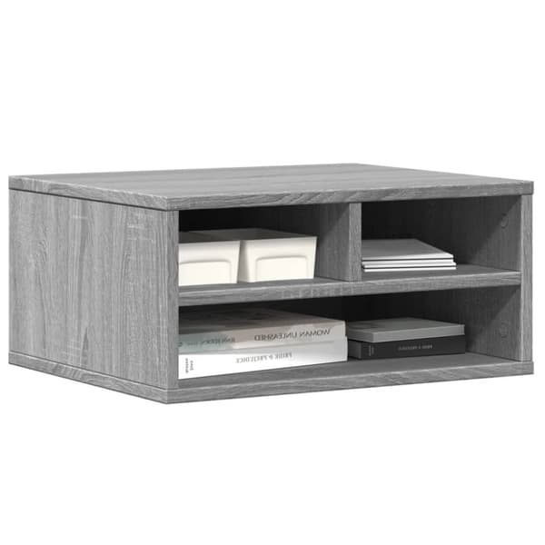 vidaXL Skriverbord grå sonoma 49x40x22,5 cm konstruert tre