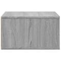 Miniatyrbilde 5 av 10: vidaXL Skriverbord grå sonoma 49x40x22,5 cm konstruert tre