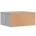 Miniatyrbilde 6 av 10: vidaXL Skriverbord grå sonoma 49x40x22,5 cm konstruert tre