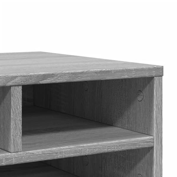 vidaXL Skriverbord grå sonoma 49x40x22,5 cm konstruert tre