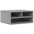 Miniatyrbilde 1 av 10: vidaXL Skriverbord grå sonoma 49x40x22,5 cm konstruert tre