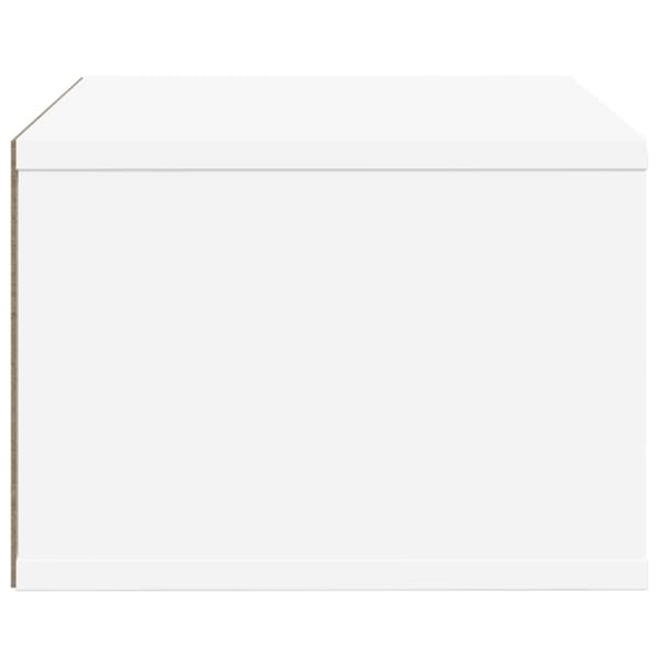 vidaXL printerstativ 40x32x22,5 cm konstrueret træ hvid