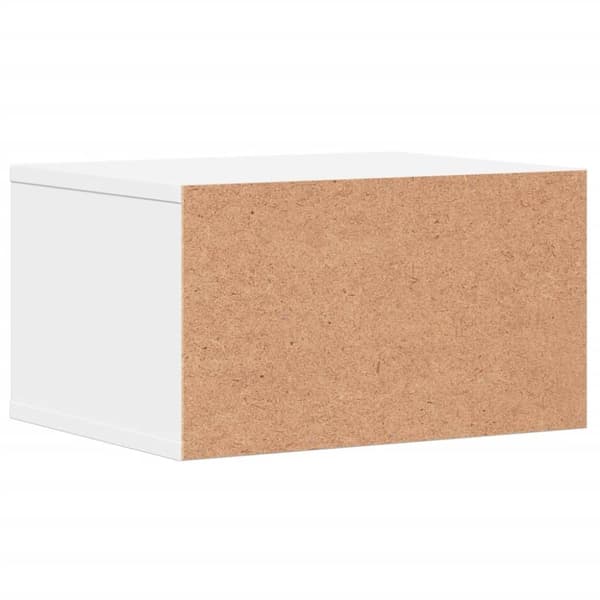 vidaXL printerstativ 40x32x22,5 cm konstrueret træ hvid