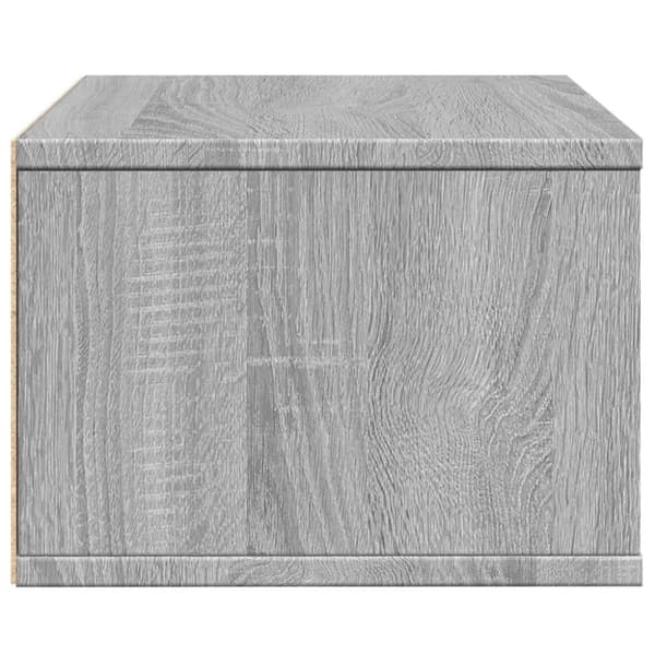 vidaXL Tulostinteline harmaa Sonoma 40x32x22,5 cm tekninen puu