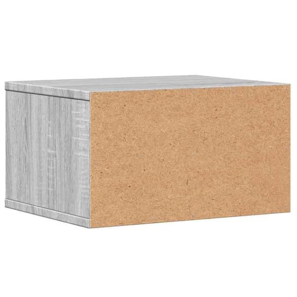 vidaXL Tulostinteline harmaa Sonoma 40x32x22,5 cm tekninen puu