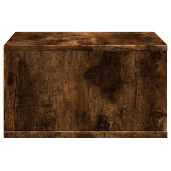 vidaXL Tulostinteline savutammi 49x40x22,5 cm tekninen puu