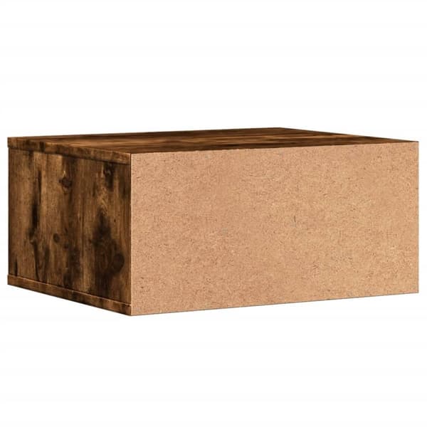 vidaXL Tulostinteline savutammi 49x40x22,5 cm tekninen puu