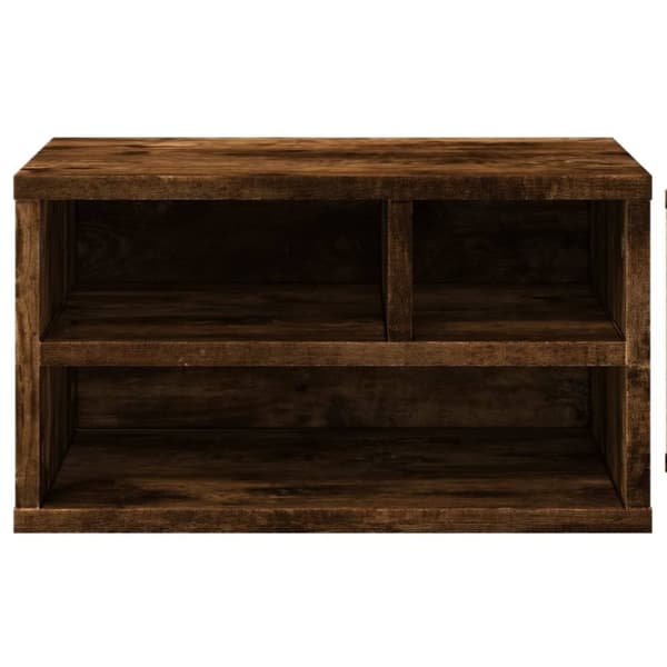 vidaXL Tulostinteline savutammi 40x32x22,5 cm tekninen puu