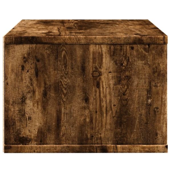 vidaXL Tulostinteline savutammi 40x32x22,5 cm tekninen puu