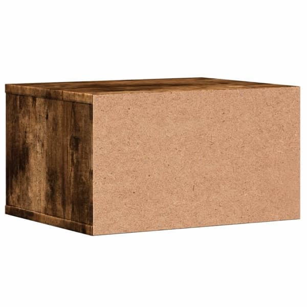 vidaXL Tulostinteline savutammi 40x32x22,5 cm tekninen puu