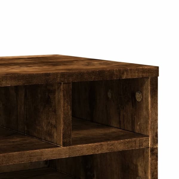 vidaXL Tulostinteline savutammi 40x32x22,5 cm tekninen puu