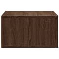 Pikkukuva 5 / 10: vidaXL Tulostinteline ruskea tammi 49x40x22,5 cm tekninen puu