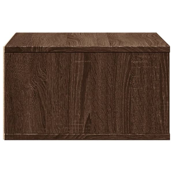 vidaXL Tulostinteline ruskea tammi 49x40x22,5 cm tekninen puu
