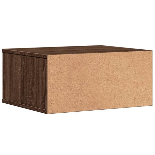 vidaXL Tulostinteline ruskea tammi 49x40x22,5 cm tekninen puu