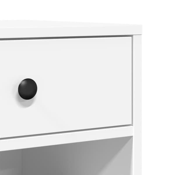 vidaXL printerstativ med hjul 60x40x68,5 cm hvid