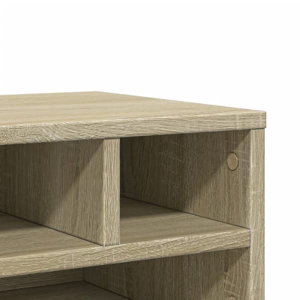 vidaXL Tulostinteline Sonoma-tammi 40x32x22,5 cm tekninen puu