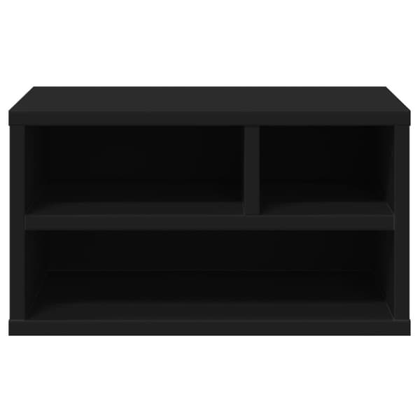 vidaXL printerstativ 40x32x22,5 cm konstrueret træ sort