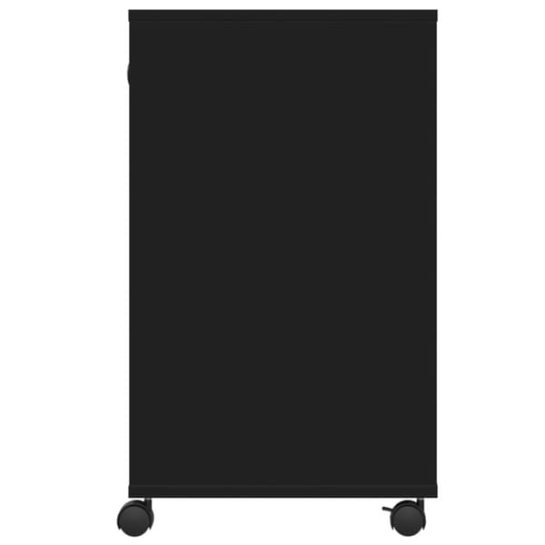 vidaXL printerstativ med hjul 60x40x68,5 cm sort