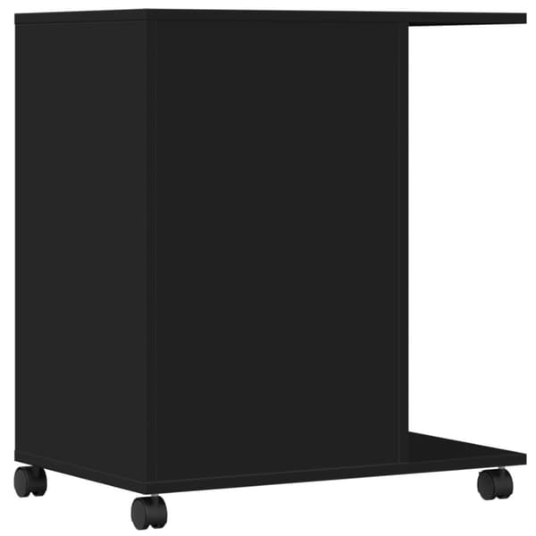 vidaXL printerstativ med hjul 60x40x68,5 cm sort