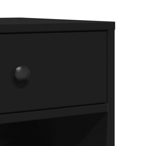 vidaXL printerstativ med hjul 60x40x68,5 cm sort