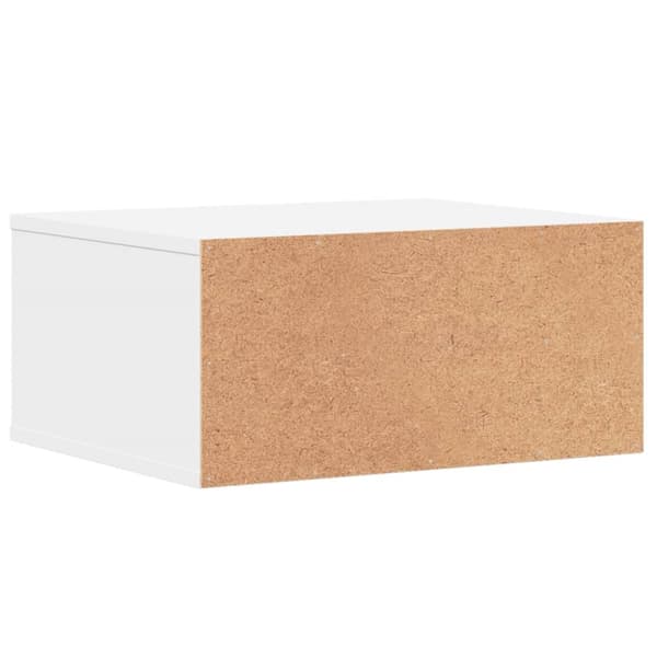 printerstativ 49x40x22,5 cm konstrueret træ hvid