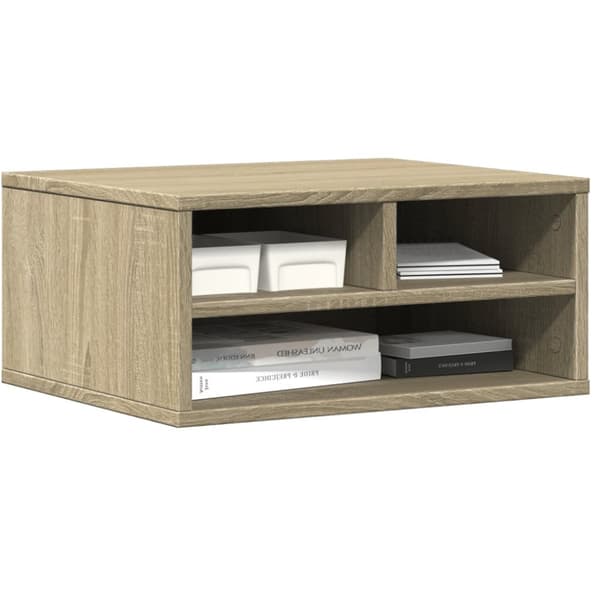 printerstativ 49x40x22,5 cm konstrueret træ sonoma-eg
