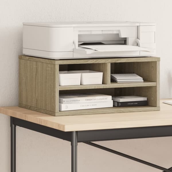 printerstativ 49x40x22,5 cm konstrueret træ sonoma-eg
