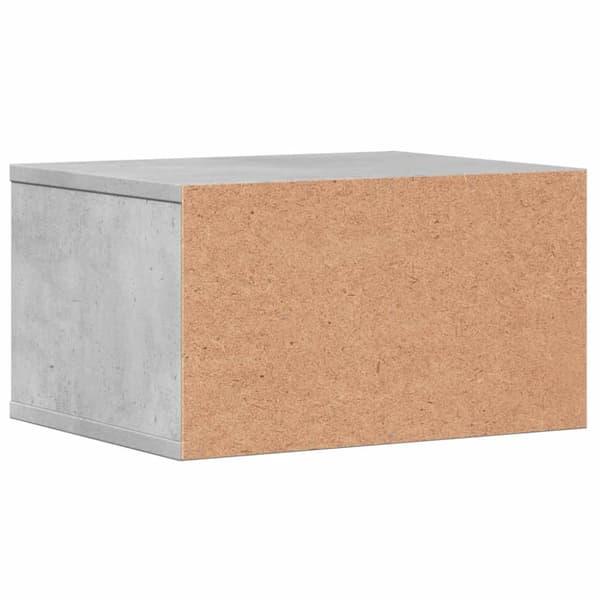 printerstativ 40x32x22,5 cm konstrueret træ betongrå