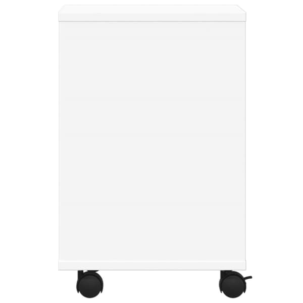 printerstativ med hjul 41x32x48 cm hvid