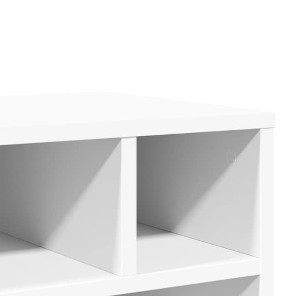 printerstativ med hjul 41x32x48 cm hvid