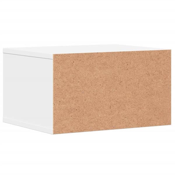 printerstativ 40x32x22,5 cm konstrueret træ hvid