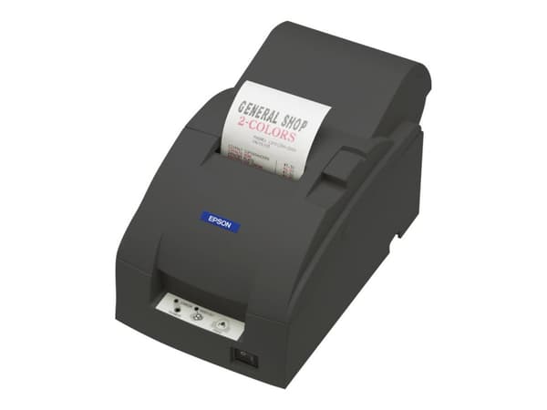 Epson TM U220A - Kvitteringsskriver - tofarget (monokrom) - punktmatrise - Rull (7,6 cm) - 17,8 cpi - 9 pin - inntil 6 linjer/sek - kapasitet: 1 rull