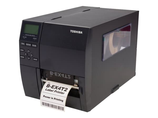 Toshiba TEC B-EX4T2-TS12-QM-R - Etikettskrivare - direkt termisk/termisk överföring - Rulle (20 cm) - 300 dpi - upp till 304 mm/sek - USB 2.0, LAN