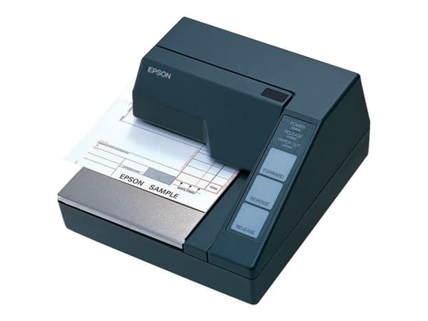 Epson TM U295 - Kvitteringsskriver - punktmatrise - JIS B5 - 16,2 cpi - 7 pin - inntil 2.1 linjer/sek - seriell - mørk grå