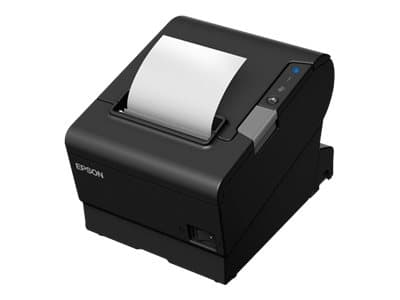 Epson TM T88VI-iHub - Kvitteringsskriver - termolinje - Rull (7,95 cm) - 180 x 180 dpi - inntil 350 mm/sek - USB 2.0, LAN, seriell, NFC, USB 2.0 vert
