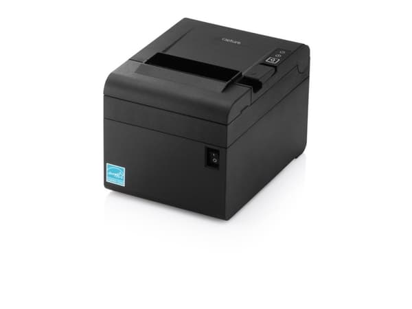 Capture CA-PP-10000B - Kvitteringsskriver - direktetermisk - Rull (8 cm) - 180 dpi - inntil 220 mm/sek - USB 2.0, LAN, seriell - kutter - svart